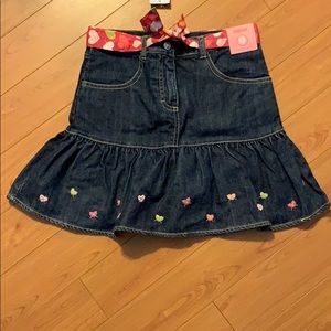 Gymboree skirt. NWT SZ12. Jean skirt